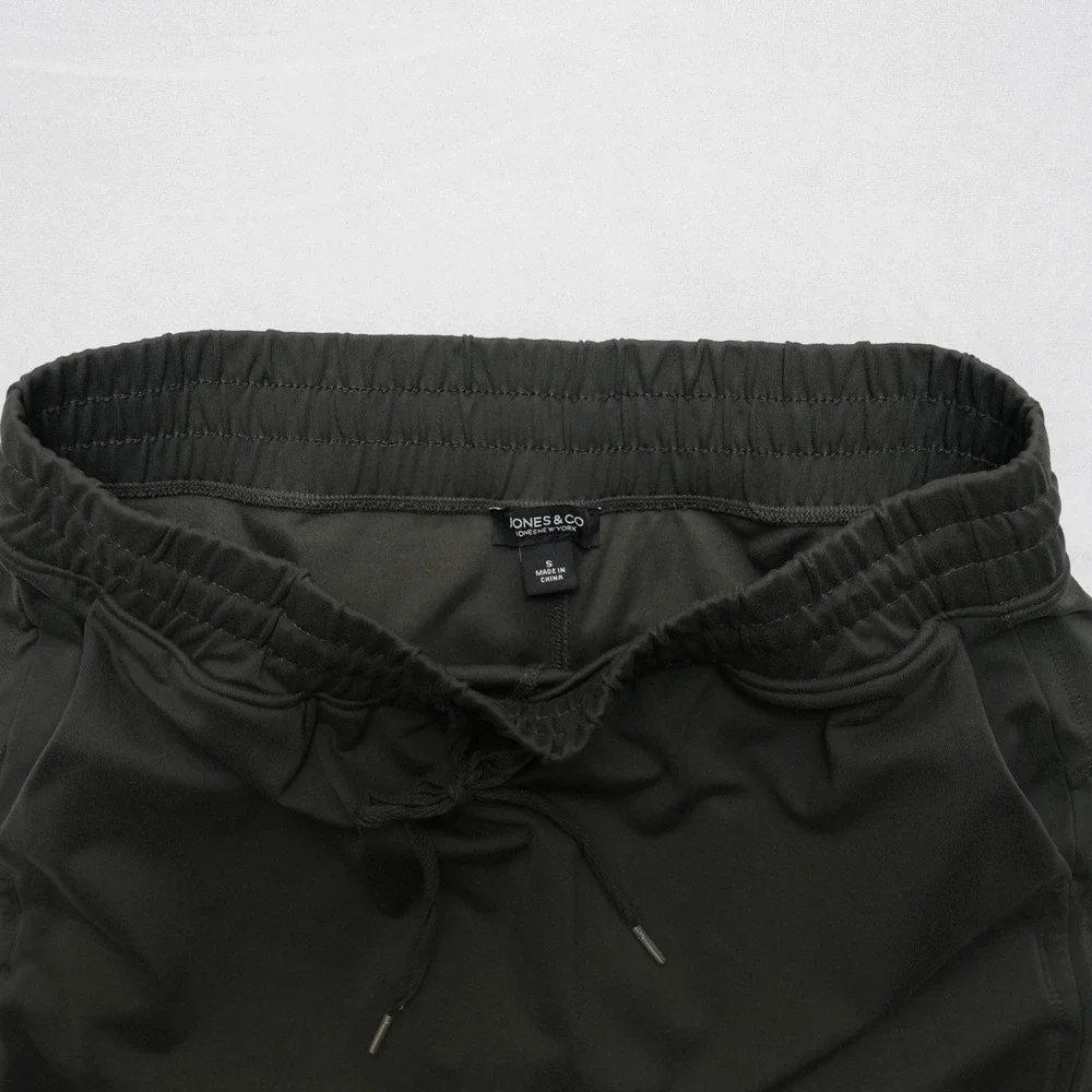 Jones & Co Jones New York Skort Women Small Dark Green Elastic Drawstring Pocket